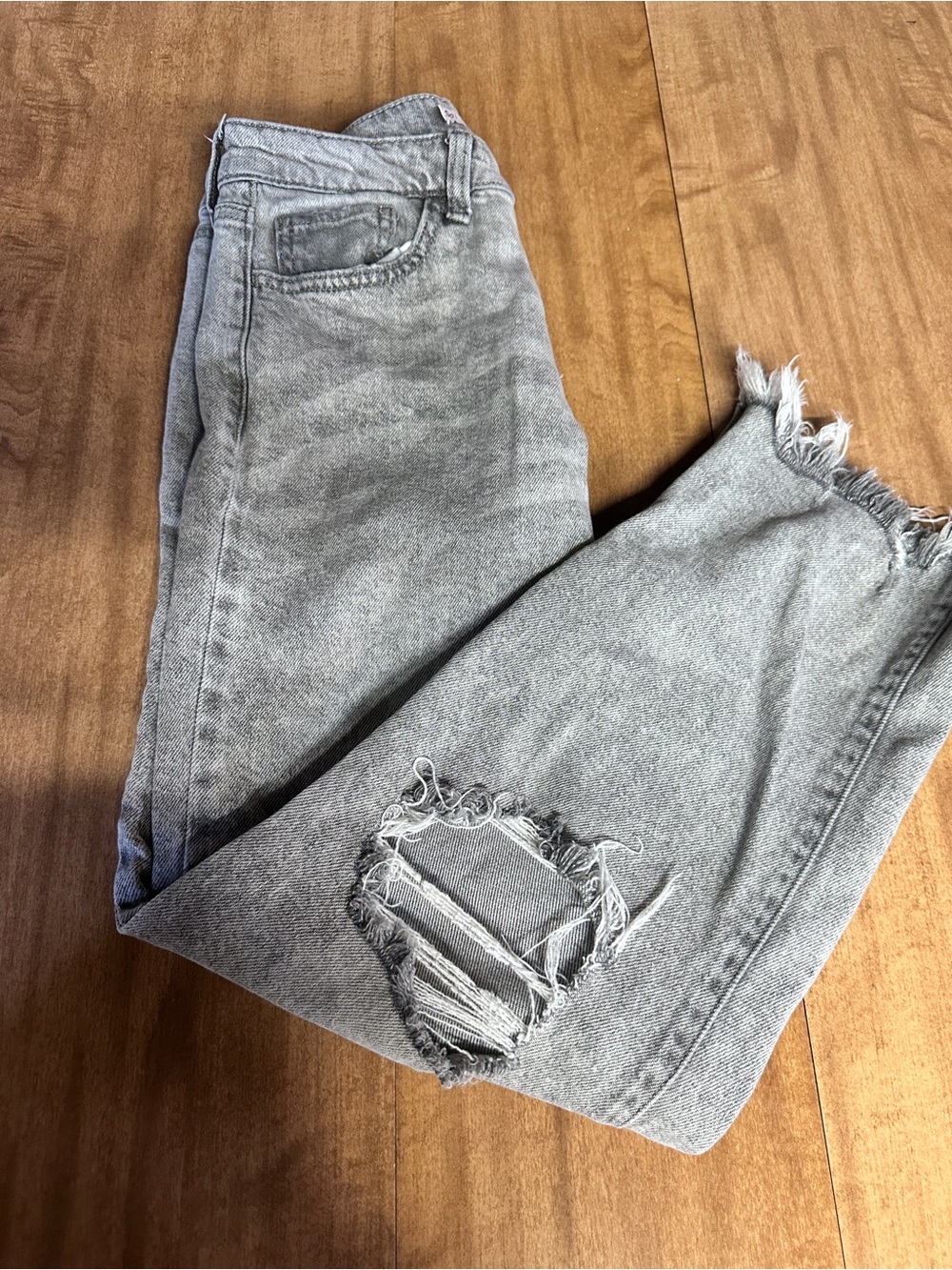 SO Light Gray Straight Jeans with Waist Tag
